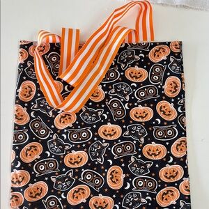 Halloween Trick or Treat Kids Costume Bag - Black and Orange
